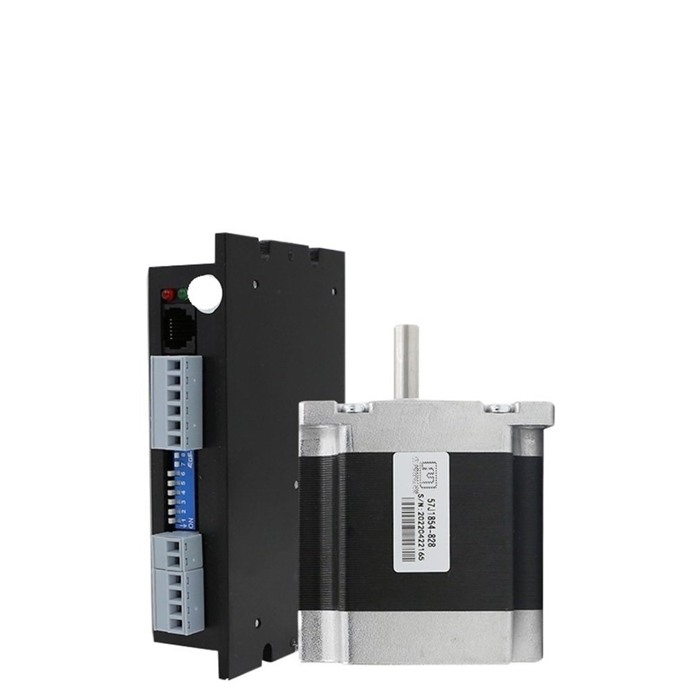 1pcs 2 Phase 23 Step Motor Driver and Open Loop Digital Stepper Motor with Holding Tq 0.85Nm Plasma Cutting Machine 36VDC
