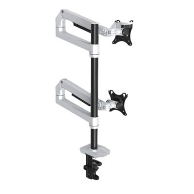 ADBWEKKF DL-8012D-II LCD Screen Desktop Full Motion 17-38" Monitor Stand Mechanical Spring Arm Aluminum Monitor Support Loading 3-11kgs(450mm Silver)
