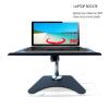 DL-T101-LP60 40CM High 10kg Big Metal Base 10"-17" Laptop Desktop Stand Notebook Holder Nice Black One Arm(DL-T101-LP60S) view 4