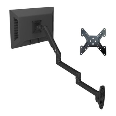 7013 15-32" 17-38 Mechanic Spring Aluminum Steel LCD Monitor Mount Tv Wall Bracket Long Arm 840mm 1-10kg 3-11kg 100x100(with Adaptor 2)