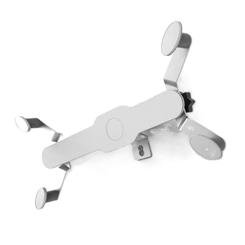 Aluminum 7"-12" Tilt Down Phone Cabinet Mount Tablet Wall Holder Ceiling Holder 360 Rotate