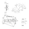 Aluminum 7"-12" Tilt Down Phone Cabinet Mount Tablet Wall Holder Ceiling Holder 360 Rotate view 3