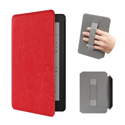 Akacy Imitation Leather Texture with Handle case for New 6.0-inch Kindle Paperwhite(5th6th7th gen, 2012/2013/2015 Release), Ultra Lightweight PU Shell case with auto Wake/Sleep (2)