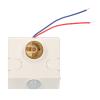 PIR Motion Sensor Lampholder E27 Live Line Zero Line Wired Motion Activated LED Bulb Lamp Base Adjustable Brightness Delay Time Body Induction Detector Indoor AC 110245V White view 1