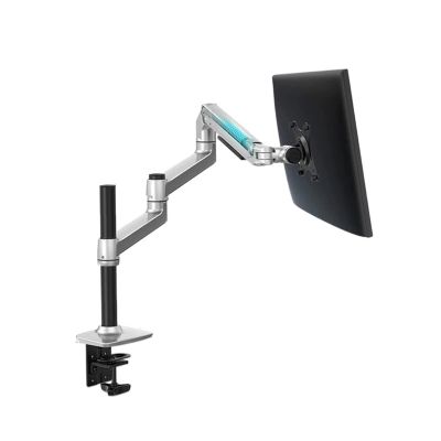 8013 LCD Screen Desktop Full Motion Three 15-32" 17-38" Monitor Stand Mechanic Spring Arm Aluminum Monitor 1-10kg 3-11kg(8013II 17cm Silver)