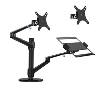145-180mm Thick Desk OL-3L-TK Aluminum Multifunction 10"-17" Ergonomics Desk Laptop Stand 32" Monitor Desktop(with Extra vesa)