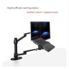 145-180mm Thick Desk OL-3L-TK Aluminum Multifunction 10"-17" Ergonomics Desk Laptop Stand 32" Monitor Desktop(with Extra vesa) view 3