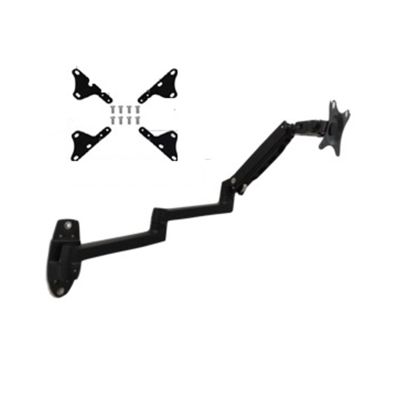 7013 15-32" 17-38 Mechanic Spring Aluminum Steel LCD Monitor Mount Tv Wall Bracket Long Arm 840mm 1-10kg 3-11kg 100x100(with Adaptor 1)