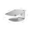 ADBWEKKF AP-2S Aluminum Alloy 360 Degree Rotation Adjustable Laptop Stand 15 Degree Angle for Home/Office 11-17 Inch Notebook view 3