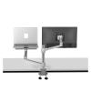 ADBWEKKF OL-3L Silver Ergonomics 10"-17" Desk Laptop Stand 32" Monitor Desktop Bracket Computer Mount Full Motion(OL-3L-V Black) view 2