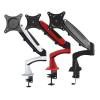 ADBWEKKF DL-GM112FC 10-27" Air Press Gas Strut Tilt LCD Desk Mount Swivel Monitor Table Bracket Screen Desktop Shelf with Clamp(DL-GM112FC RED) view 2