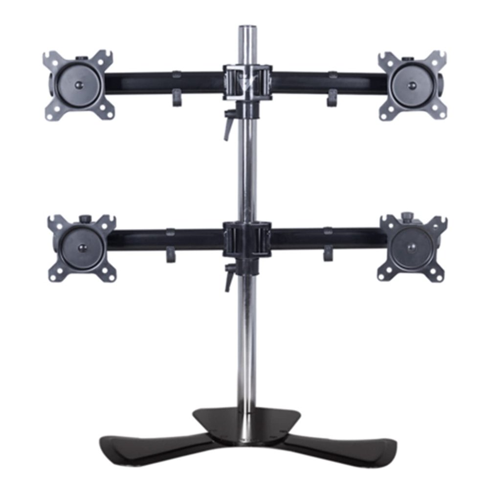 ADBWEKKF Four Screen 27inch LCD Tv Table Mount Monitor Desk Three Support Led Bracket LCD Holder