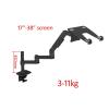 ADBWEKKF 450mm DL-8013LP 17" Laptop Desktop Stand Full Motion 17-38" Monitor Holder Mechanical Spring Arm Monitor Support 3-11kg(450mm Black) view 3
