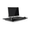 ADBWEKKF ID-30 Height Adjust Computer Sit Stand Workstation Laptop Desk Gas Spring AluminumX Shape(Black) view 3