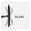 MD6501 Full Motion 360 Degree Single Monitor Holder 10"-27" LCD LED Monitor Mount Bracket Desktop Stand Loading 8kg view 2