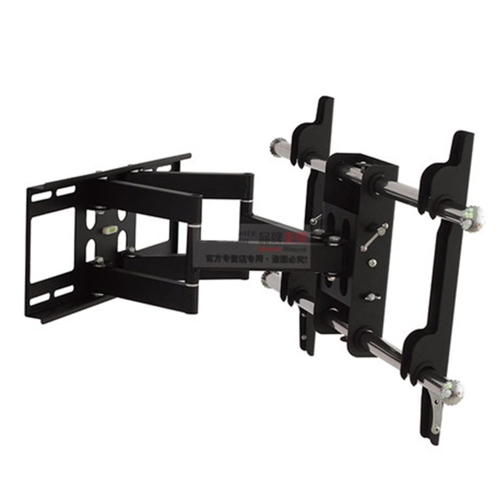 ADBWEKKF Full Motion 32"-65" LED LCD TV Wall Mount Swing Arm with Anti-Theft Lock Loading 100kgs Tilt Swivel VESA 600 * 400mm(Max. VESA 600X400mm)