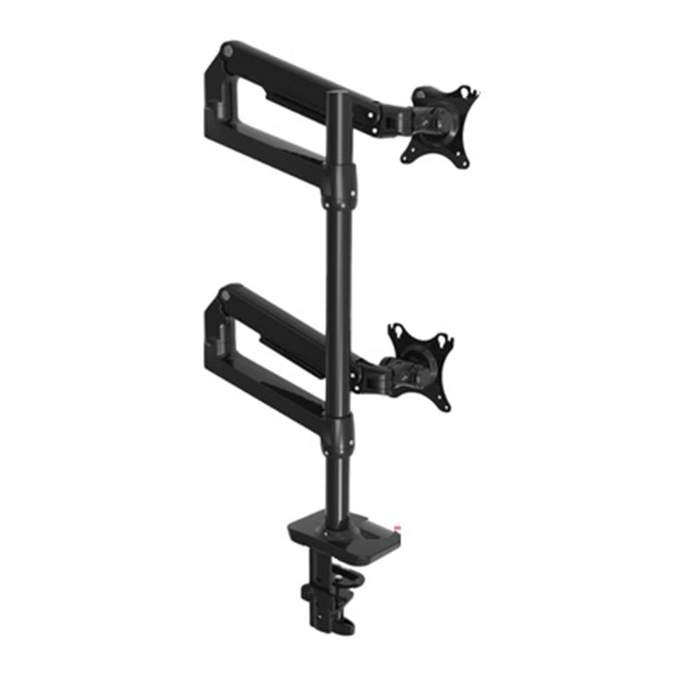 ADBWEKKF DL-8012D-II LCD Screen Desktop Full Motion 17-38" Monitor Stand Mechanical Spring Arm Aluminum Monitor Support Loading 3-11kgs(600mm Black)