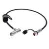 Blackmagic Pocket Cinema Camera 4K Extension Power Cable SF610 Right Angle 2Pin Female to Male 6.5ft view 4
