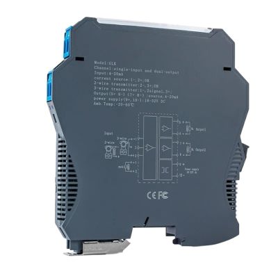 CSCPEXCZ Signal Isolator 4-20mA to 0-10V 0-5V 1-5V 1 in 1 Out Analog Signal Converter 4-20mA to RS485 Relay DC24V Signal Isolator(1IN3OUT,Input 0-10V_4-20MA and 2- Relay_DC 18-32V)