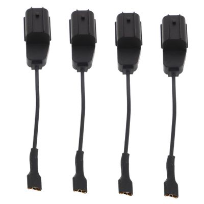 Alipis 4pcs Car Truck Wiring Harness Speaker Adapter Plug Converter Pigtail Horn Special Plug Socket for Horn