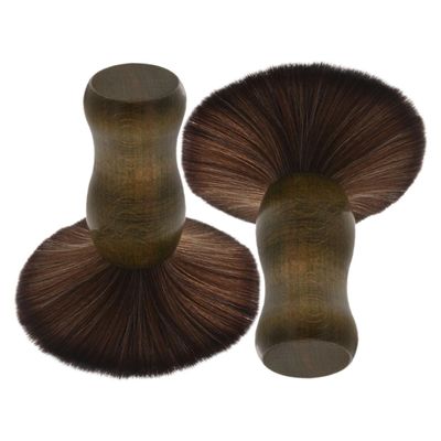 jojofuny 2pcs Vinyl Record Cleaning Brush Static Stylus Brush for Record Players with Handle Precision Groove Cleaner for Vinyl Albums and Collectors