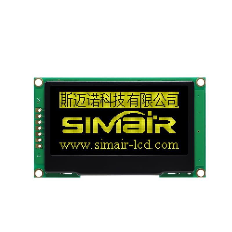 2.42" OLED LCD Screen Module 12864 Dot Matrix ssd1309 7p Support IIC Interface (Yellow Light)