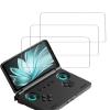 [3 Park]Screen Protector for Pocket Flip 2 5.5 Inch Handheld Game Consoles Tempered Glass Film,BOVUGAC Screen Protector for Retroid Pocket Flip2 Handheld Gaming Anti-Scratch & Sensitive & 9H Hardness view 1