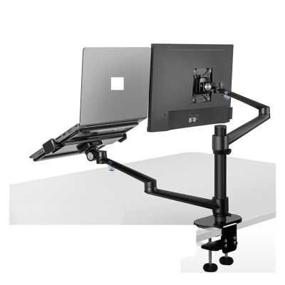 ADBWEKKF 145-180mm Thick Desk OL-3L-TK Aluminum Multifunction 10"-17" Ergonomics Desk Laptop Stand 32" Monitor Desktop(145-180MM)