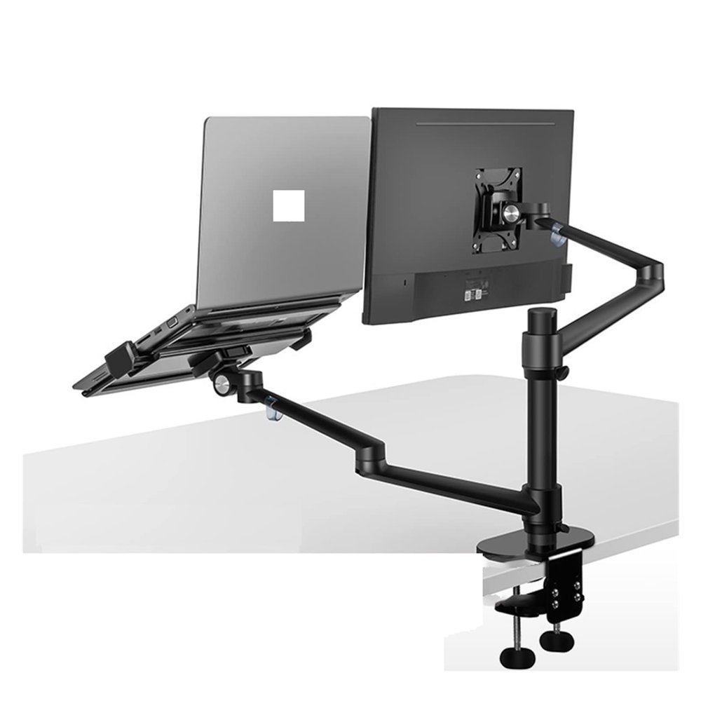ADBWEKKF 145-180mm Thick Desk OL-3L-TK Aluminum Multifunction 10"-17" Ergonomics Desk Laptop Stand 32" Monitor Desktop(145-180MM)