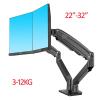 ADBWEKKF F195A-DA 3-12kg Aluminum 22-32" Computer Screen Stand Gas Spring Arm Full Motion + Laptop Mount(10.1-17.3 inch) view 3