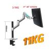 ADBWEKKF 8013 LCD Screen Desktop Full Motion Three 15-32" 17-38" Monitor Stand Mechanic Spring Arm Aluminum Monitor 1-10kg 3-11kg(8013II 17cm Silver) view 2