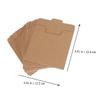 KONTONTY 25Pcs Kraft CD Envelopes Household CD Covers for Secure Storage Lightweight Design for Music Film Collection for CD Enthusiasts view 4