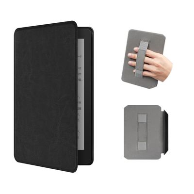 Akacy Faux Leather Texture with Handle case for New 6.0-inch Kindle(10th gen, 2019release), Ultra Lightweight PU Shell case with auto Wake/Sleep for Kindle 2019 (1)