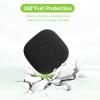 Case for Tile Mate 2024, Soft Silicone Cover with Pin, KONXISA 360 Full Protective Waterproof Holder for Tracker, Scratch Resistant Cover, Dust Resistant Case for Bags, Pet, Luggage, Black view 3