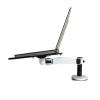 ADBWEKKF TK501-LP60 Full Motion Rotate Clamp Base Steel Single Laptop Tray Bracket Computer Desk Stand Double Arm Support Full Motion(Normal) view 2