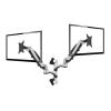 DL-FE160W-D 8kg Gas Spring 2 Arm 10" 23" 27" Tiltable 360 Rotate Aluminum LCD Wall Mount Swivel Doublemonitor Screen Wall view 1