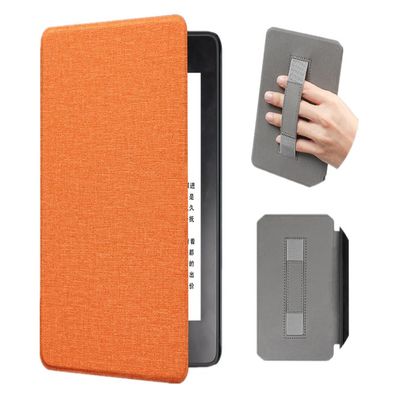 Akacy Fabric Pattern with Handle case for New 6.0-inch Kindle(10th gen, 2019release), Ultra Lightweight PU Shell case with auto Wake/Sleep for Kindle 2019 (1)