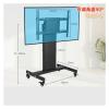 32-75 inch Short TV Stand Floor-Standing Movable cart Angle Folding 90-Degree Vertical TV Mount view 2