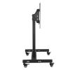 32-75 inch Short TV Stand Floor-Standing Movable cart Angle Folding 90-Degree Vertical TV Mount view 4