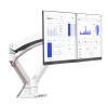 IMMDJUQI F195A Aluminum Alloy 22-32 Inch Dual LCD LED Monitor Stand Gas Spring Arm Full Motion Monitor Stand with 2 U Ports(Black) view 4