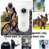4k Mini Body CameraSmall WiFi Action CameraSports Cam WearableMagnetic Necklace Thumb Camera for Lecture, Cycling, Travel, Pet Walking Outdoors Activities (4K Black-64G) view 3