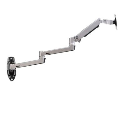 7013 15-32" 17-38 Mechanic Spring Aluminum Steel LCD Monitor Mount Tv Wall Bracket Long Arm 840mm 1-10kg 3-11kg 100x100(7013II White)