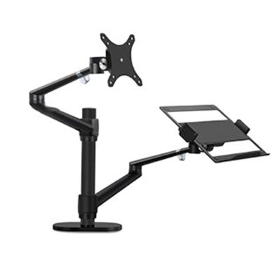 ADBWEKKF 145-180mm Thick Desk OL-3L-TK Aluminum Multifunction 10"-17" Ergonomics Desk Laptop Stand 32" Monitor Desktop(with Long Pole)