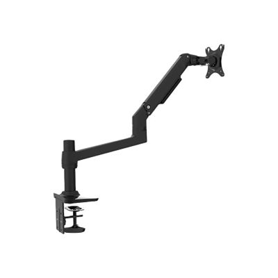 ADBWEKKF Desktop Full Motion 17-38" Monitor Holder Mount Mechanical Spring Arm Aluminum Monitor Support Loading 11kgs(V62C Black)