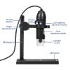 JOEBO Microscope Kit 1600X USB Digital Microscope 8 LEDs Electronic Microscope Zoom Camera Magnifier Microscope Lens Adapters(Black B) view 3