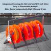 BXKCFYBSQ Wire Spool Rack,Multi Axle Wire Rack Dispenser,Electric Wire Reel Holder,1/2/3/4/5 Rods and Trays,for Construction Site and Retail Use(25x41x30cm) view 3