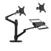 ADBWEKKF 145-180mm Thick Desk OL-3L-TK Aluminum Multifunction 10"-17" Ergonomics Desk Laptop Stand 32" Monitor Desktop(with Extra vesa) view 1