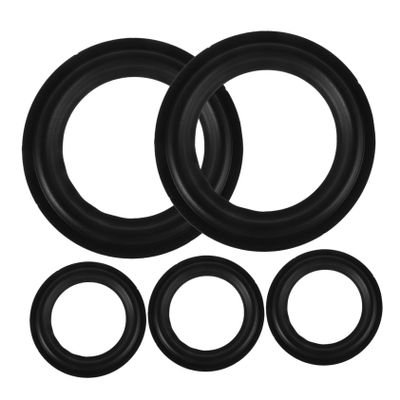Toyvian 5pcs Rubber Speaker Edge Rings Durable Surrounds for Speaker Repair Upgrade High Fidelity Sound Enhancement for Home Professional Audio Systems