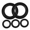 Toyvian 5pcs Rubber Speaker Edge Rings Durable Surrounds for Speaker Repair Upgrade High Fidelity Sound Enhancement for Home Professional Audio Systems view 1