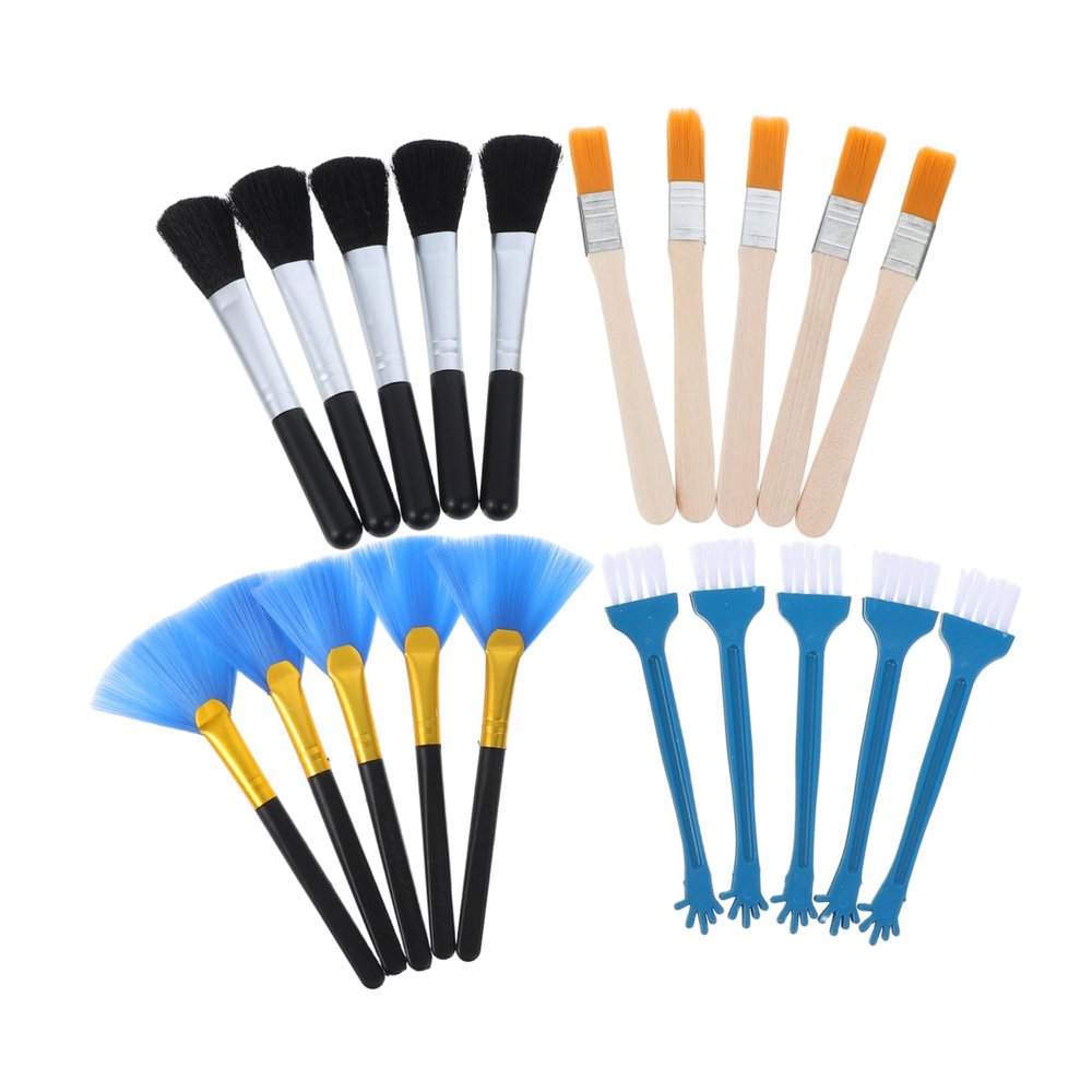 SWOOMEY 20pcs Keyboard Cleaning Brush Set Multi Function Electronic Cleaner Kit for Phones Cameras and Monitors Precision Tools for Intricate Cleaning Tasks